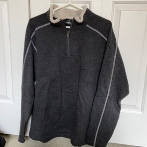 Dark Gray Half Zip-up